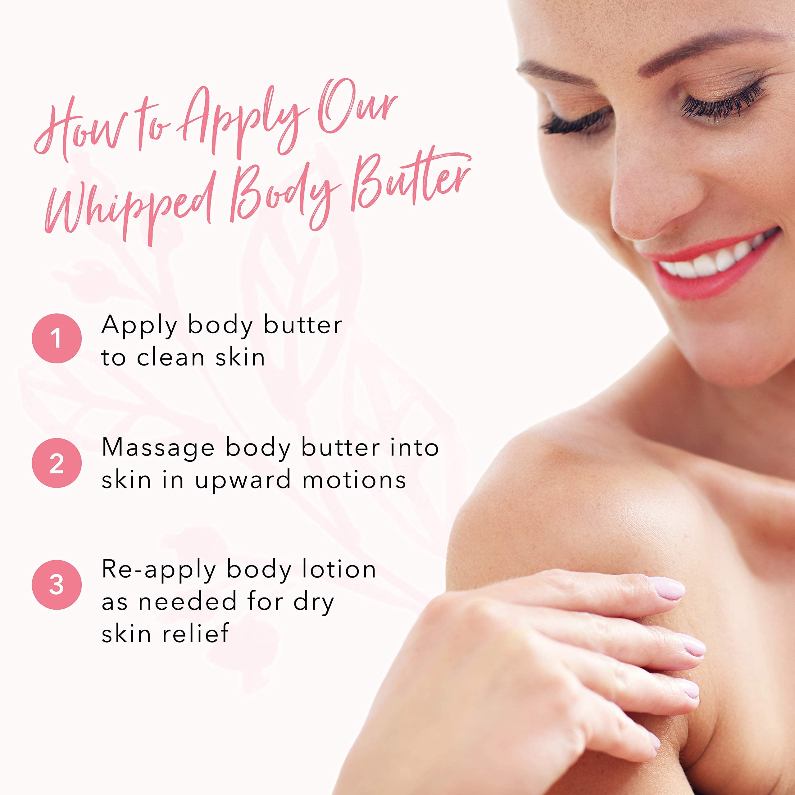 100% PURE French Lavender Whipped Body Butter, Body Lotion for Dry Skin, Made with Shea Butter, Cocoa Butter, Moisturizing Body Cream, Natural Lotion - 3.4 oz - Image 6